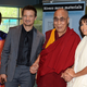 Illustration for article titled Caption This Photo of Lupita, Jeremy, His Holiness and Eva